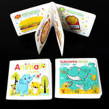 Maxbell 3 Pieces Waterproof Baby Kids Shower Bath Book Early Educational Toys