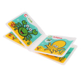 Maxbell 3 Pieces Waterproof Baby Kids Shower Bath Book Early Educational Toys