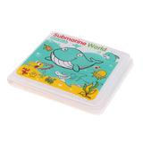 Maxbell 3 Pieces Waterproof Baby Kids Shower Bath Book Early Educational Toys