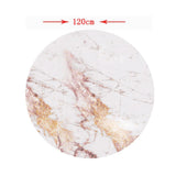 Maxbell 2pcs Waterproof Table Cover Kitchen Elastic Edged Tablecloth Marble Grain