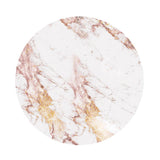 Maxbell 2pcs Waterproof Table Cover Kitchen Elastic Edged Tablecloth Marble Grain