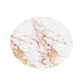 Maxbell 2pcs Waterproof Table Cover Kitchen Elastic Edged Tablecloth Marble Grain