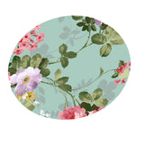 Maxbell 2pcs Waterproof Table Cover Kitchen Tablecloth 47" Reusable Floral Pattern