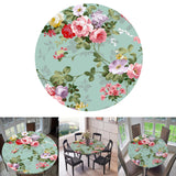 Maxbell 2pcs Waterproof Table Cover Kitchen Tablecloth 47" Reusable Floral Pattern