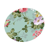 Maxbell Table Cover Outdoor Elastic Edged Tablecloth Round Set of 2 Floral Pattern