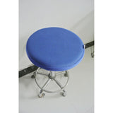 Maxbell Bar Stool Covers Round Chair Seat Cover Sleeve Protector Royal Blue 33cm