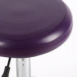 Home Bar Stool Covers PU Leather Round Chair Seat Cushions Sleeves Purple