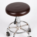 Pack 4- Home Bar Stool Covers PU Leather Round Chair Seat Cushions Sleeves