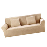 Maxbell Stretch Sofa Covers Couch Cover Slipcover Protector Khaki - 2 Seater