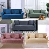 Maxbell Stretch Sofa Covers Couch Cover Slipcover Protector Khaki - 2 Seater