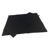 2Set Black Canvas Backrest Seat Cloth for Cross Folding Chair/Stool/Seat