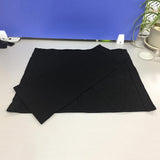 2Set Black Canvas Backrest Seat Cloth for Cross Folding Chair/Stool/Seat