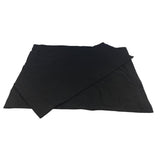 2Set Black Canvas Backrest Seat Cloth for Cross Folding Chair/Stool/Seat