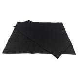 2Set Black Canvas Backrest Seat Cloth for Cross Folding Chair/Stool/Seat