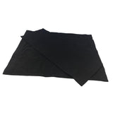 2Set Black Canvas Backrest Seat Cloth for Cross Folding Chair/Stool/Seat