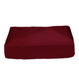 Maxbell Jacquard Polyester Spandex Sofa Seat Cushion Chair Cushion - Wine Red