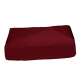 Maxbell Jacquard Polyester Spandex Sofa Seat Cushion Chair Cushion - Wine Red