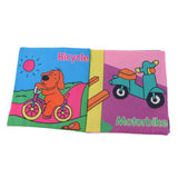 Maxbell Maxbell Educational Kids Baby Cloth Book Developmental Boy Girl Toys Vehicle