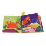 Maxbell Maxbell Soft Cloth Sound Book Children Early Learning Educational Toy Sea World