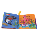 Maxbell Maxbell Soft Cloth Sound Book Children Early Learning Educational Toy Sea World