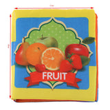 Maxbell Maxbell Soft Cloth Sound Book Children Early Learning Educational Toy Fruit