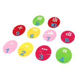 Maxbell Maxbell 1-10 Cognition  Kindergarten Math Toy Teaching Aids Early Education Material Egg