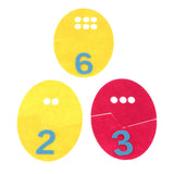 Maxbell Maxbell 1-10 Cognition  Kindergarten Math Toy Teaching Aids Early Education Material Egg