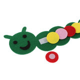 Maxbell Maxbell 1-10 Cognition  Kindergarten Math Toy Teaching Aids Early Education Material Caterpillar