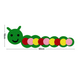 Maxbell Maxbell 1-10 Cognition  Kindergarten Math Toy Teaching Aids Early Education Material Caterpillar