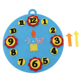 Maxbell Maxbell 1-10 Cognition  Kindergarten Math Toy Teaching Aids Early Education Material Blue clock