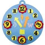 Maxbell Maxbell 1-10 Cognition  Kindergarten Math Toy Teaching Aids Early Education Material Blue clock