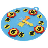 Maxbell Maxbell 1-10 Cognition  Kindergarten Math Toy Teaching Aids Early Education Material Blue clock