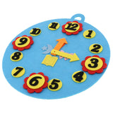 Maxbell Maxbell 1-10 Cognition  Kindergarten Math Toy Teaching Aids Early Education Material Blue clock