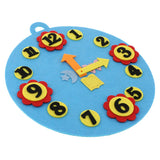 Maxbell Maxbell 1-10 Cognition  Kindergarten Math Toy Teaching Aids Early Education Material Blue clock