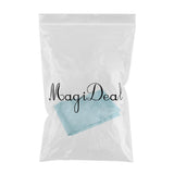 Maxbell Solid Color Luxury Silky Pillowcases Queen Size 20x30 Inch Light Blue