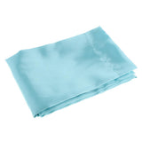 Maxbell Solid Color Luxury Silky Pillowcases Queen Size 20x30 Inch Light Blue