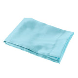 Maxbell Solid Color Luxury Silky Pillowcases Queen Size 20x30 Inch Light Blue