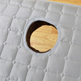Maxbell Beauty Salon Massage Bed Mattress Sheet Grey with Face Rest Cradle Cover