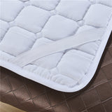 2 Nonslip Massage Table Sheet Cover with Elastic Band 190x80cm White Beige