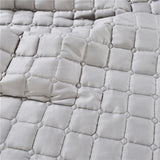 2 Nonslip Massage Table Sheet Cover with Elastic Band 190x80cm White Grey