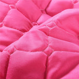 2 Nonslip Massage Table Sheet Cover with Elastic Band 190x80cm Pink Rose Red