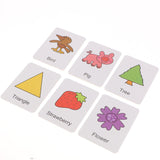 Maxbell Maxbell 32 Pieces Preschool Educational Flash Cards for Kids Shapes