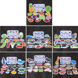Maxbell Maxbell Preschool Educational Puzzle Cognitive Card Matching Game Fruits