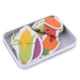 Maxbell Maxbell Preschool Educational Puzzle Cognitive Card Matching Game Vegetables