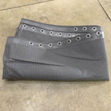 Replacement Fabric Cloth with Laces Head Pillow for  Chair Gray