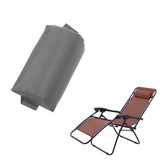 Replacement Fabric Cloth with Laces Head Pillow for  Chair Gray