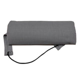 Replacement Fabric Cloth with Laces Head Pillow for  Chair Gray