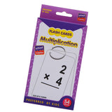 Maxbell Maxbell 1 Set 54 Pieces Kids Maths Education Flash Cards, with 1 Ring Multiplication