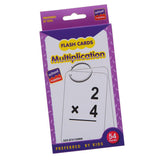 Maxbell Maxbell 1 Set 54 Pieces Kids Maths Education Flash Cards, with 1 Ring Multiplication