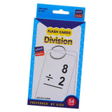 Maxbell Maxbell 1 Set 54 Pieces Kids Maths Education Flash Cards, with 1 Ring Division